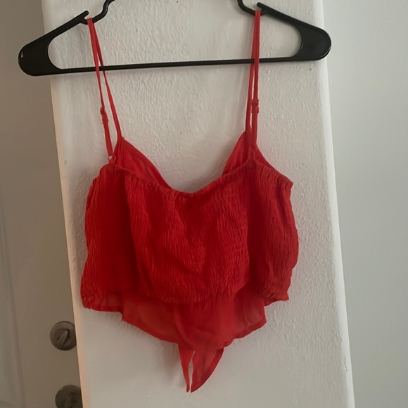 Goodtime USA Orange Crop Top Size M - Picture 3 of 7